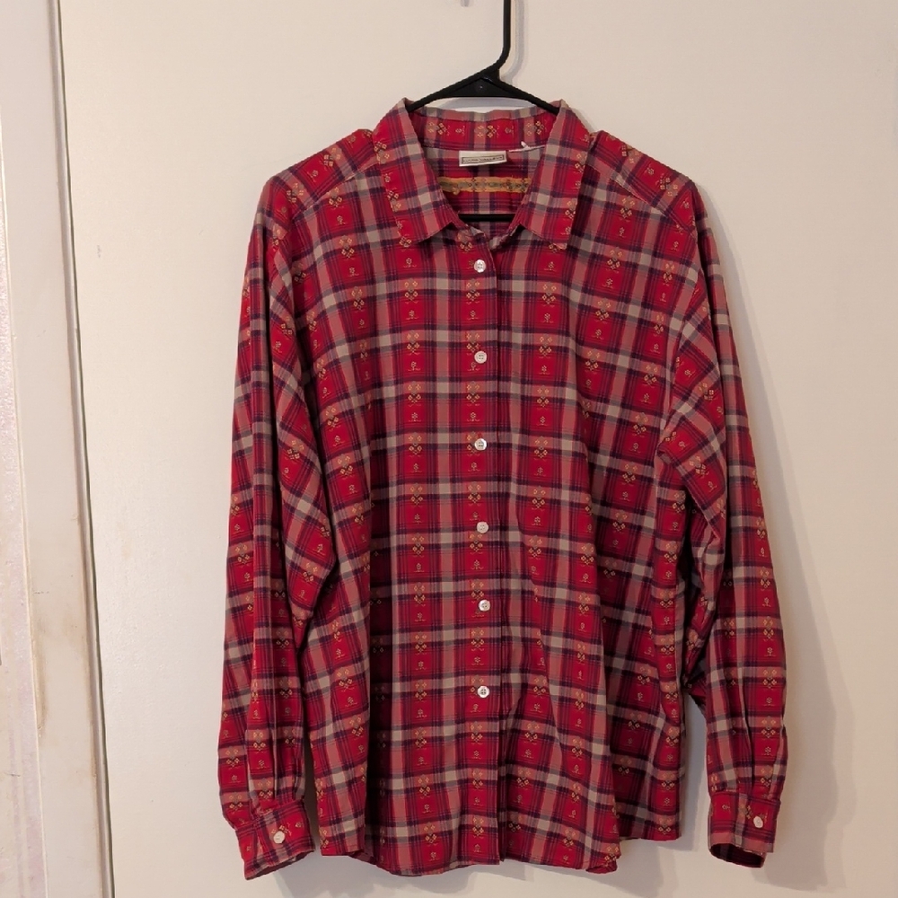 Women's Vintage Napa Valley Button-Down Shirt, Size L